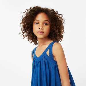 Embroidered cotton dress